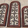 Large wood and iron wall decor.  Priced 99.00, 79.00 and 59.00 each.  