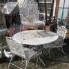 Patio set, table and four chairs.    245.00.    