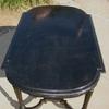 19th century ebonized parlor table.   Priced 795.00.  This table is located at Forestwood Antique Mall in Dallas.   